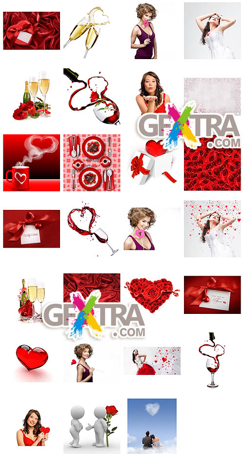 Valentine's Day - BIG Collection 59xJPG, 19xEPS