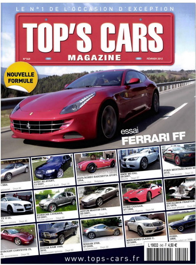Top\'s Cars 540 - Fevrier 2012