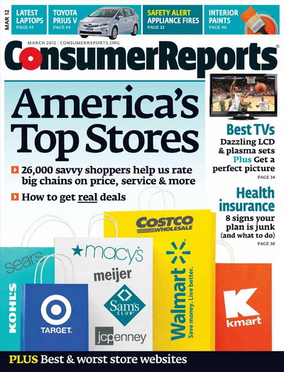 Consumer Reports – March 2012