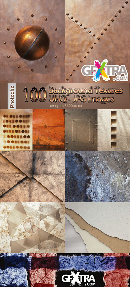 Photodisc - 100 Background Textures UHQ - JPG Images