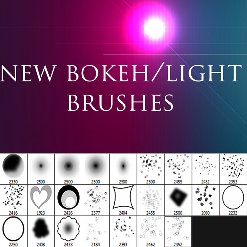 Hi-Res Bokeh and Lighting PS Brushes