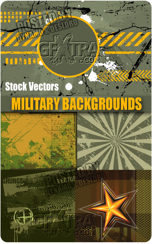 Military backgrounds - Stock Vectors