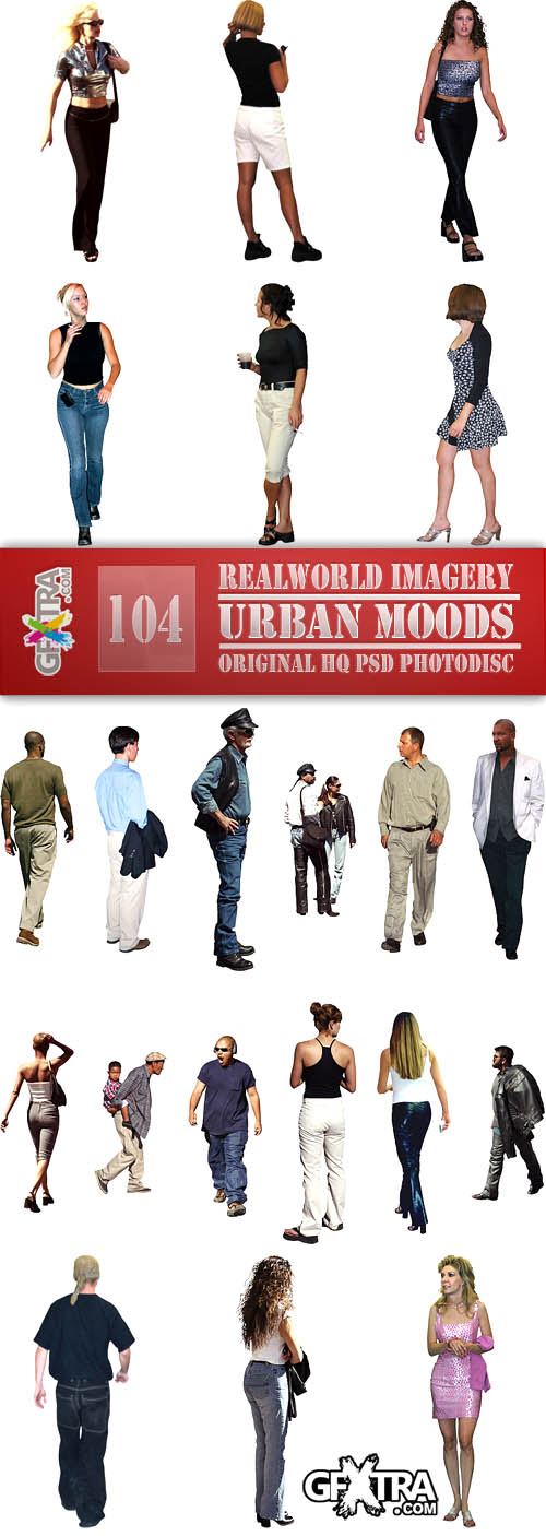 104 Realworld Imagery - Urban Moods (Original HQ PSD photodisc)