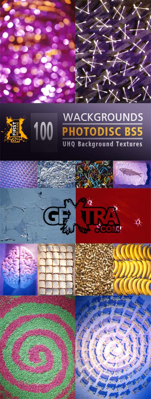 Photodisc Wackgrounds - 100 UHQ Background Textures