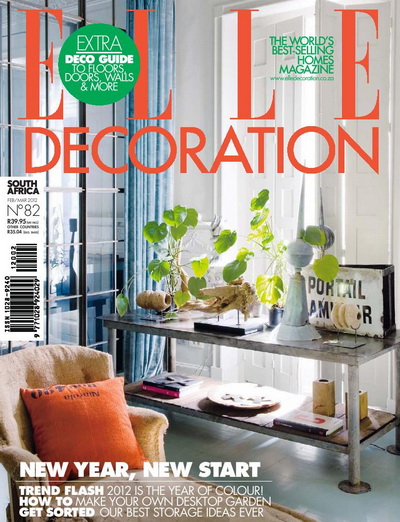 ELLE Decoration South Africa - February/March 2012