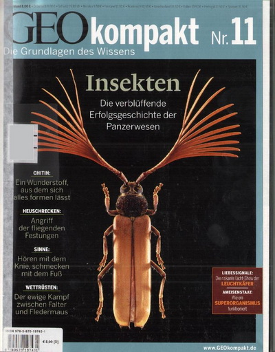 Geo Kompakt Magazin No 11 Insekten