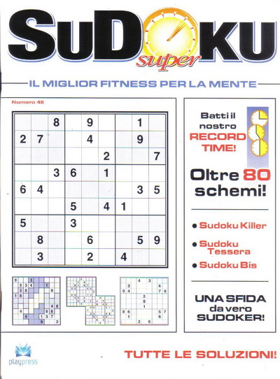 Super Sudoku N.48 - Gennaio/Febbraio 2012