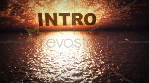 Revostock Fiery Sunset Intro 116514 - Project for After Effects