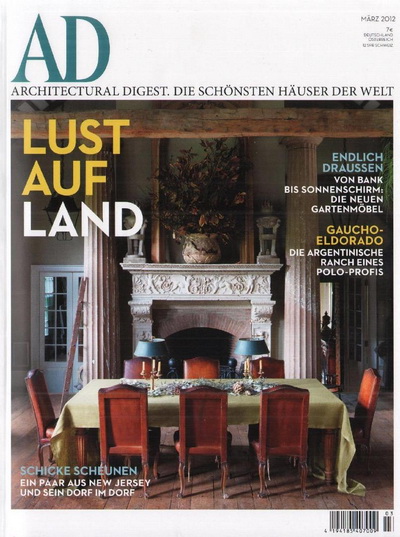AD Architectural Digest – Die schonsten Hauser der Welt - Marz/2012