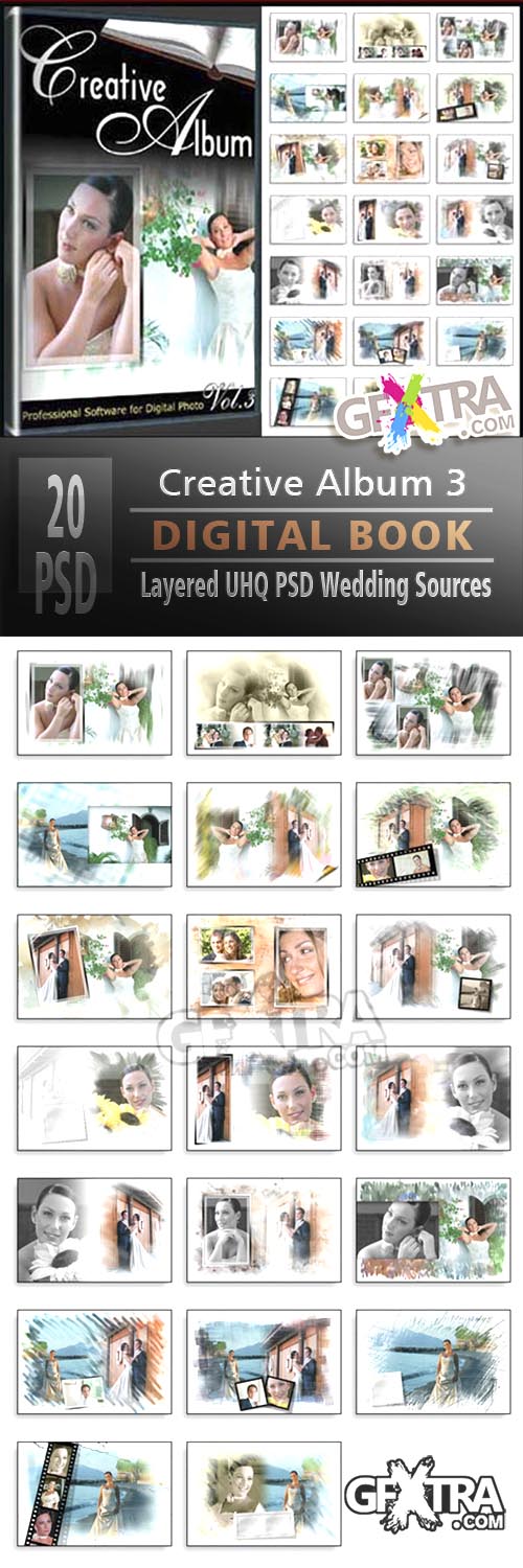 Digital Book Creative Album 3