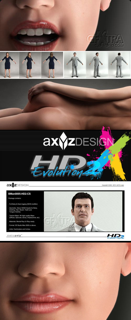 AXYZ Metropoly HD Evolution 2 - 4 HQ Models