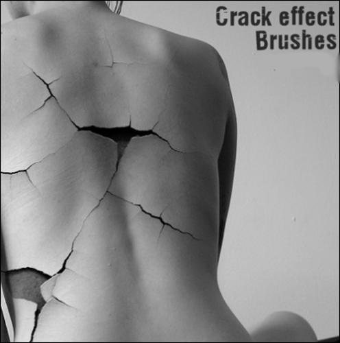 Crack Effect Brushes Set