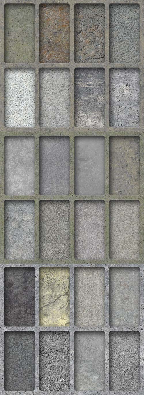 Concrete Seamless Pattern 3 in 1