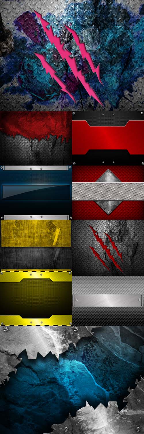 Collection of Metal Source 2012 for Photoshop