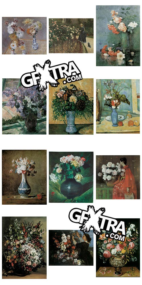 120 Great Flower Paintings - Dover DVD