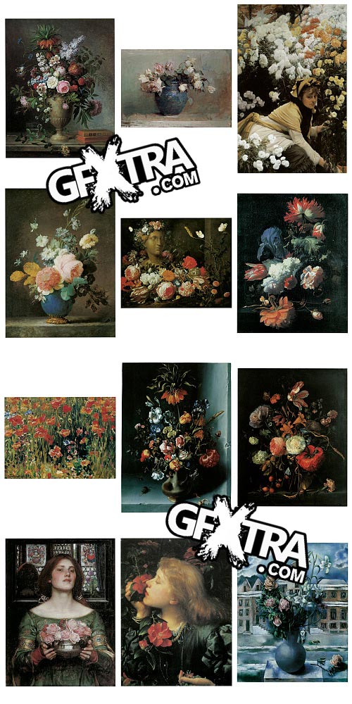 120 Great Flower Paintings - Dover DVD