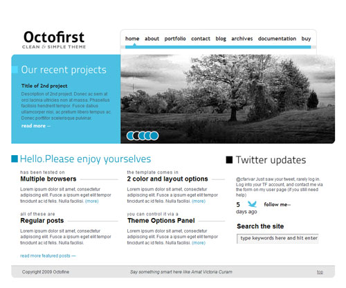 ThemeForest - Octofirst Business Portfolio Wordpress 4 in 1