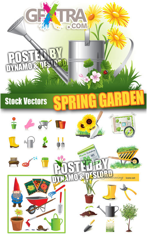 Spring garden - Stock Vectors