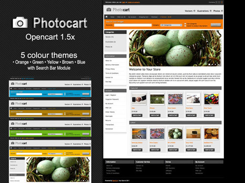 ThemeForest - PhotoCart - Premium Theme v1.0 for OpenCart 1.5.1.3
