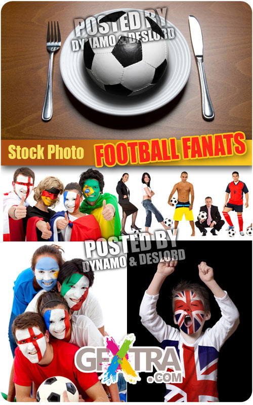 Football fanats - UHQ Stock Photo