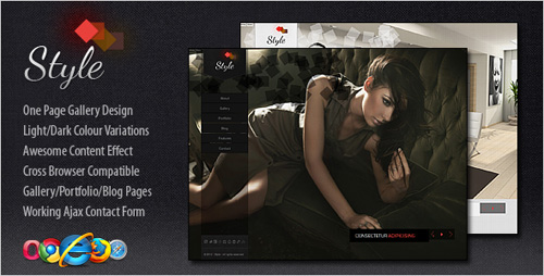 ThemeForest - Style Premium One Page Template - Rip