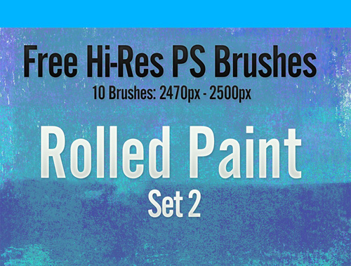 Rolled Paint Brush Set 2