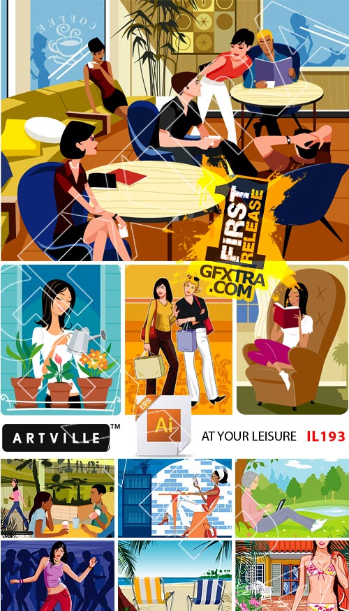 Artville Illustrations IL193 At Your Leisure