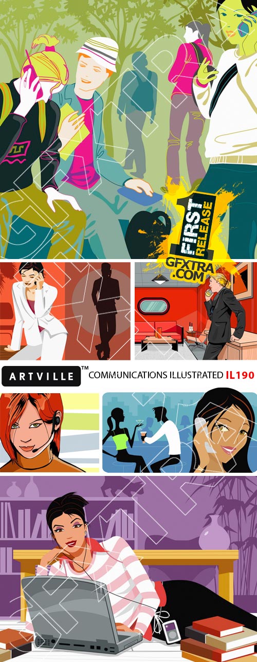 Artville Illustrations IL190 Communications Illustrated