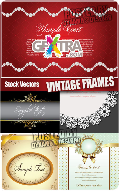 Vintage Frames - Stock Vectors