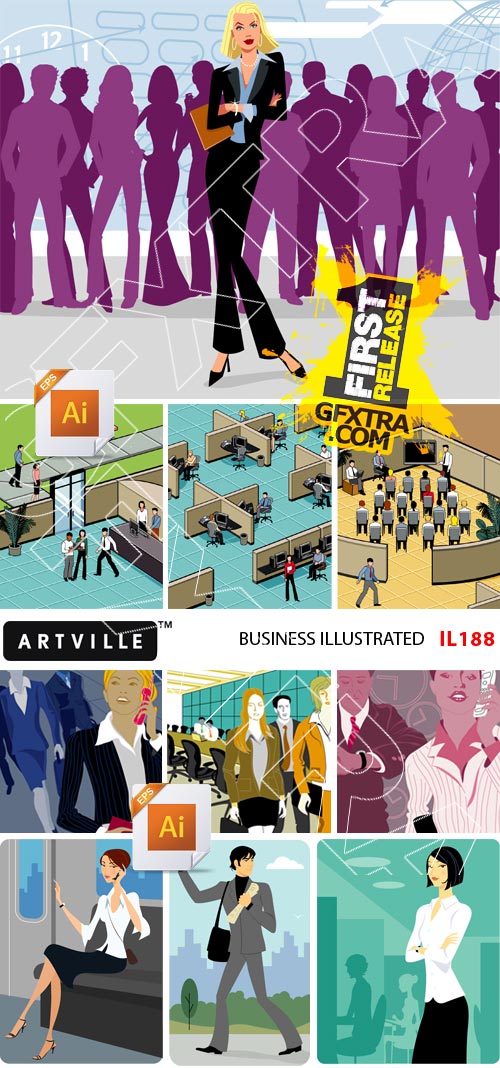 Artville Illustrations IL188 Business Illustrated