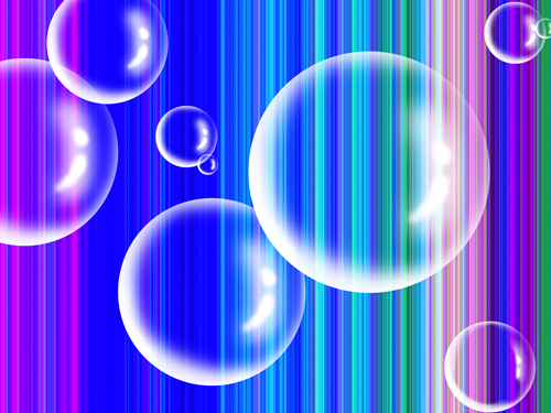 Sources - Blue Background with Bubbles