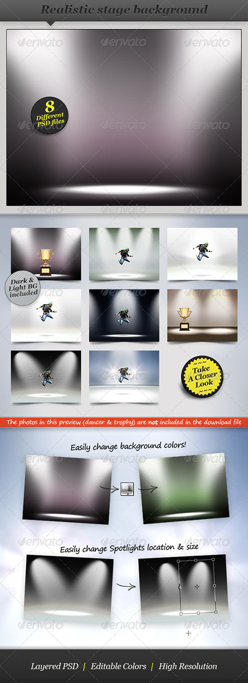 GraphicRiver - Spotlight Background - Product Showcase Display