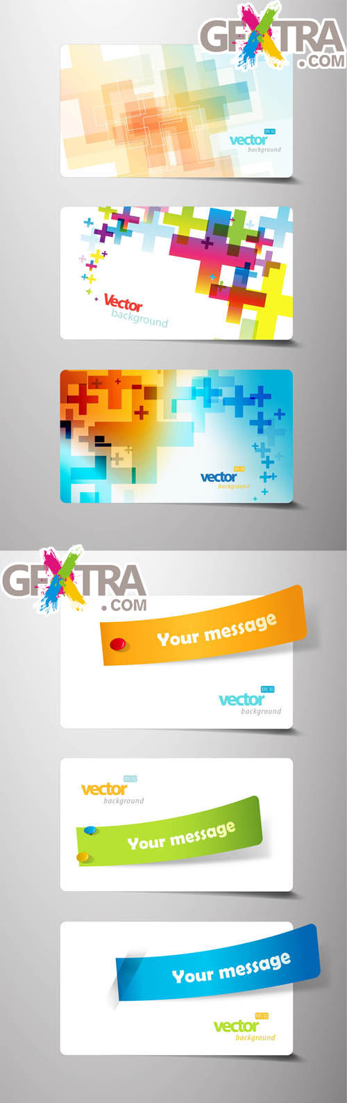 Vector Elements Creative Cards #2