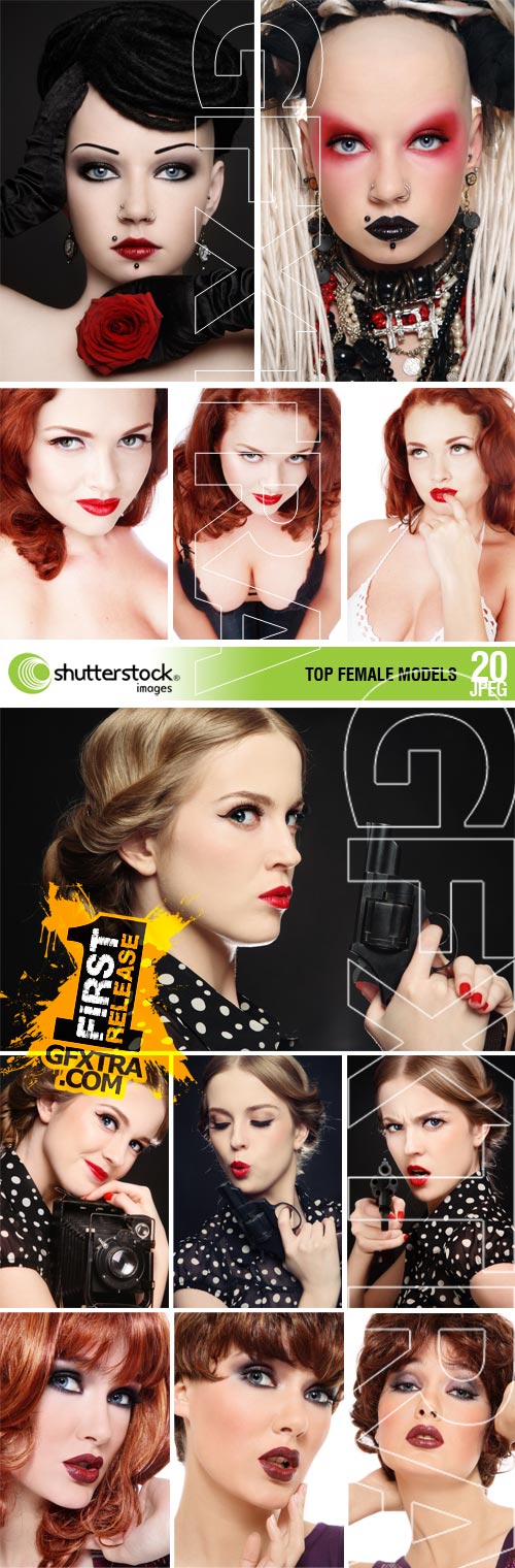 Top Female Models 20xJPGs - Shutterstock Top Female Models 20xJPGs - Shutterstock