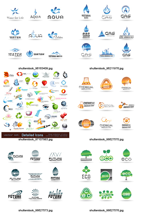 Amazing SS - Detailed Vector Logos &amp; Design Elements, 21xEPS