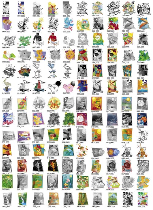 Creatas Illustraiton Series From CD01 to CD12 EPS