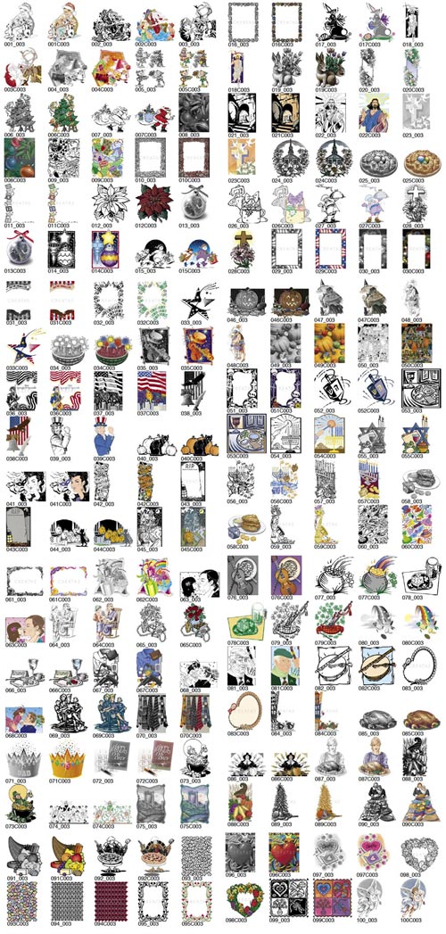 Creatas Illustraiton Series From CD01 to CD12 EPS