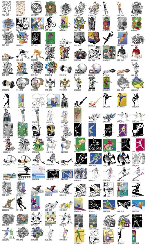 Creatas Illustraiton Series From CD01 to CD12 EPS