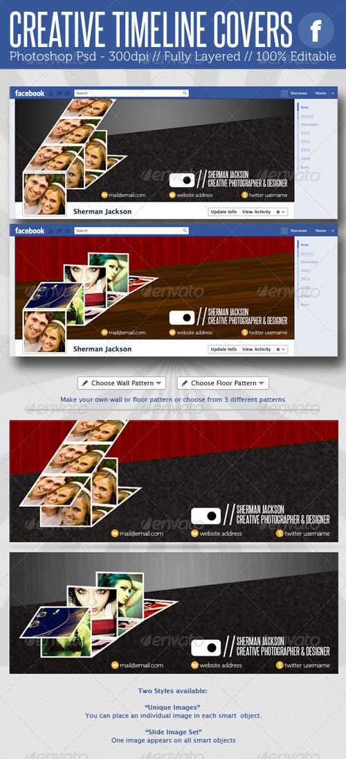 Creative Facebook Timeline Covers - GraphicRiver
