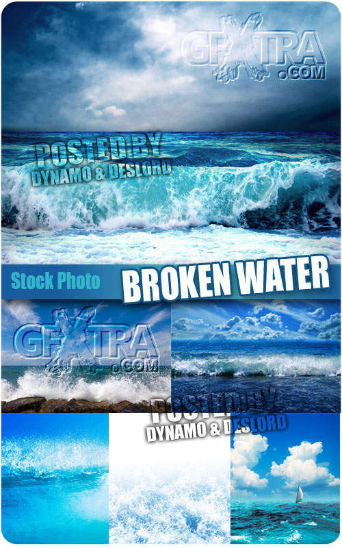 Broken water - UHQ Stock Photo