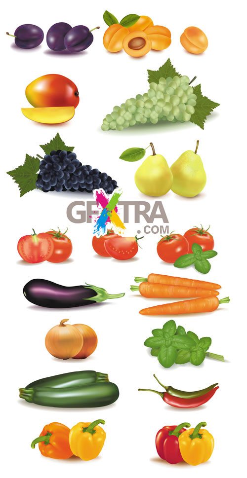 Vegetables and Fruits - Vector Pack #2