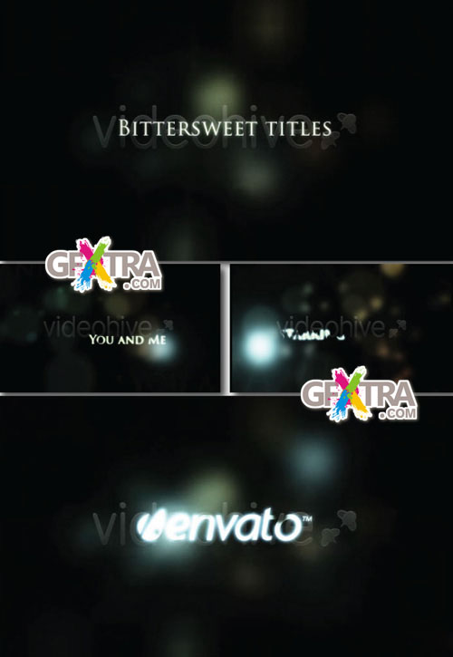 Bittersweet Titles - Project for After Effects (Videohive)