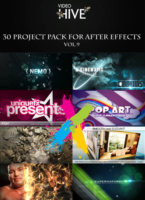 30 Project Pack for After Effects Vol.9 (Videohive)
