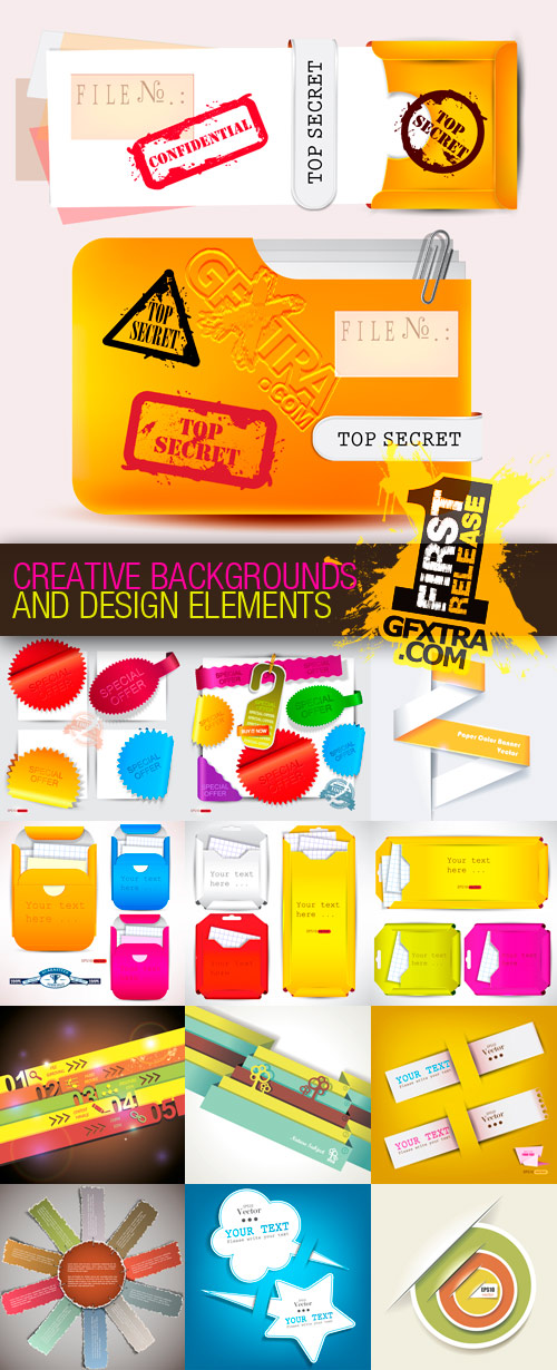 Creative Backgrounds & Design Elements 20xEPS