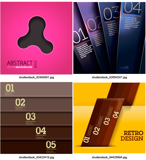 COPYRIGHT! Amazing SS - Creative Paper Card Templates 2, 20xEPS