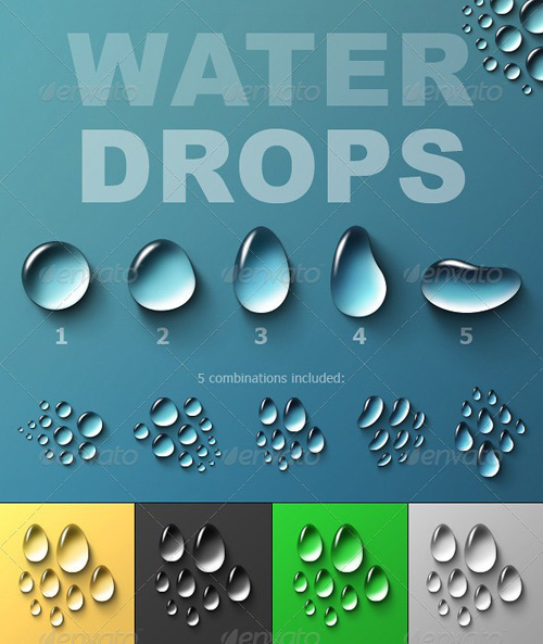 GraphicRiver - Water Drops