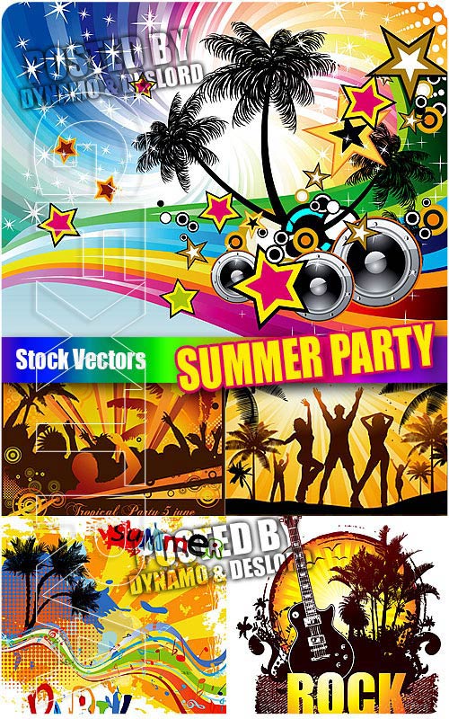 Summer party - Stock Vectors