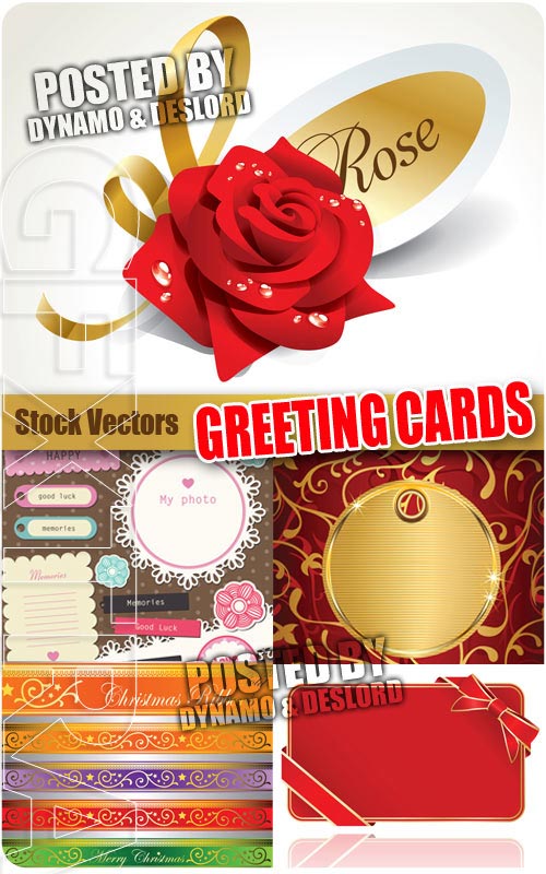 Greeting cards - Stock Vectors
