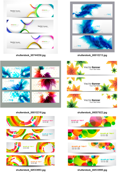 Amazing SS - Banners Collection, 25xEPS