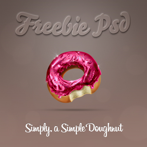 Doughnut Psd File